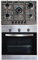 SIA SO113SS 60cm Stainless Steel Single Fan Oven & 70cm 5 Burner Gas Hob with Cast Iron Pan Stands