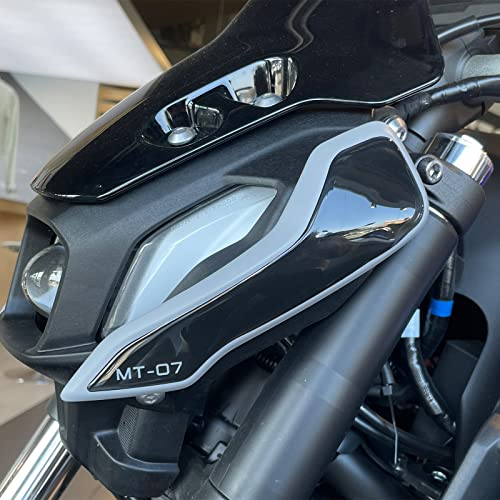 Resin Bike Aufkleber für Motorrad Kompatibel mit Yamaha MT 07 2022. Frontschutzgitter vor Stößen und Kratzern. 3D-Harzklebstoff. Motorrad-Gadget - Stickers - Made in Italy