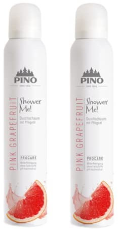 Pino Shower Me Duschschaum Pink Grapefruit 2 x 200 ml