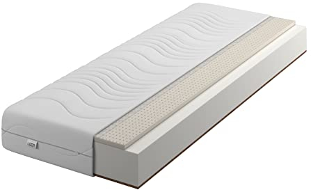 Matratze Latex Atmungsaktiv 140x200 kokosmatte Silver 16 cm schaummatratze H2 H4 Bett Matratzen 2 in 1