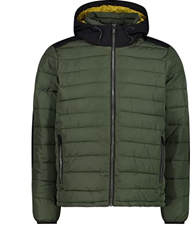 CMP - Man Jacket Fix Hood, Man, Oil Green, 50