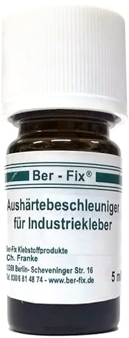 Ber-Fix 5ml Aktivator Beschleuniger für Industriekleber Sekundenkleber für Industrie Handwerk Modellbau Flüssig