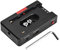Andoer NP-F Charger Metal Battery Adapter Plate with USB Charging Port Outputs Charger with Screw Connection for NP-F970/NP-F950/NP-F930/NP-F770/NP-F750/ NP-F570/ NP-F550