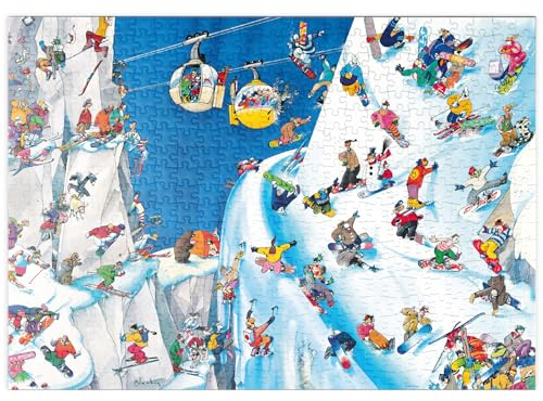 MyPuzzle Snowboards - Blachon - Cartoon Classics - Premium 500 Teile Puzzle - MyPuzzle Sonderkollektion von Heye Puzzle