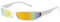 SHEEN KELLY Wrap Around Sonnenbrille für Männer Frauen Vintage Gangster Stil Sonnenbrille Futuristische Brille