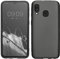 kwmobile Case kompatibel mit Samsung Galaxy A40 Hülle - Schutzhülle aus Silikon metallisch schimmernd - Handyhülle Metallic Grau