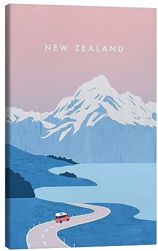 Posterlounge Neuseeland Leinwandbild von Katinka Reinke 20 x 30 cm Wandbilder Wanddeko