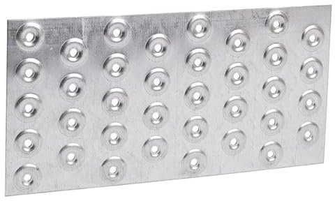 GENUEN® 10 x Galvanised Hand Nail Plates (150 x 80mm)