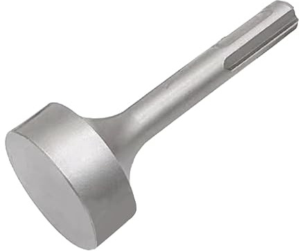 PPbreken SDS Plus Erdungsstabtreiber für Bohrhämmer, Universeller Erdungsstab-Bit-Treiber-Einsatz für GBH-3-28 GBH2-26 (Flach), Langlebiges Silber.