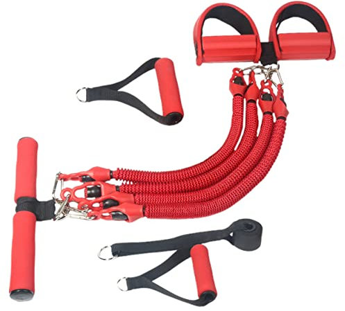 YARNOW 1satz Multifunktionales Fitness Pedal Zugseil Elastisches Sit-up Zugseil Mit Fußpedalen Für Heimtraining Yoga Und Bauchmuskeltraining Für Fitnessgeräte Zuhause