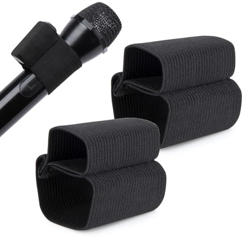 YOUSHARES Hand Microphone Elastic Sleeve for DJI Mic 2 Wireless Microphone - DJI Microphone Soft Elastic Case for Speeches, Weddings, Interviews, Vlogging, and Live Streaming (2PCS)