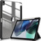 Fintie Hybrid Hülle für iPad Air 13 Zoll (M3) 2025, (M2) 2024 mit Stifthalter - Stoßfeste Schutzhülle Case mit transparenter Hartschale auf der Rückseite für iPad Air 13 Zoll Hülle, Schwarz