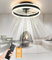 Nalezuns LED Deckenventilator mit Beleuchtung, 50cm Ventilator Deckenleuchte, 3 Farbtemperatur und 6 Geschwindigkeiten Deckenventilator mit Lampe, Lampe für Wohnzimmer Schlafzimmer Esszimmer Küche