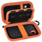 Case for SanDisk 1TB 2TB 500GB Extreme Portable SSD, Fits SanDisk PRO External Solid State Drive, Hard Drive Storage Holder for SDSSDE61/SDSSDE60/SDSSDE81 (Box Only) (Orange)