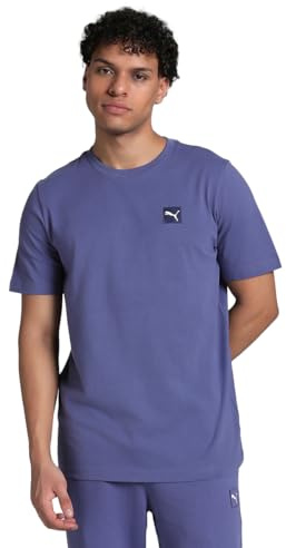 PUMA Unisex ESS Elevated Tee T-Shirts, Green Moon,