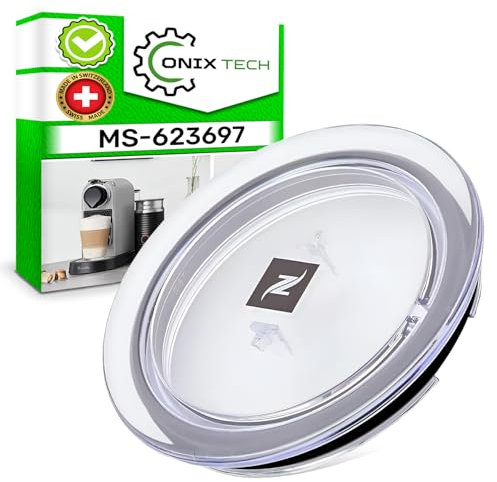 Tapa del Espumador de Leche para Cafetera Capsulas Ø 9/7,5 cm con Código Original MS-623697 para Krups para Nespresso Citiz & Milk - MADE IN SWITZERLAND - Garantía de 5 Años - ONIX TECH