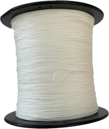 Plisseeschnur 0,8 mm, Spannschnur für Plissee, weiß (Weiss, 1000 Meter)