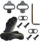 1 Set SPD Cleats,Bike Fahrrad Schuhplattenset,Schuhplatten,Komplettset für Klickpedale,Pedalplatte Klickpedale,mit Gegenplatte Schuhplatten Cleats,Pedalplatten Fahrradzubehör für Rennrad MTB Cycling