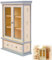 Puppenhaus Möbel,Puppenhaus Bücherregal Holz Mini Schrank DREI Schicht,Miniatur Küchenschrank Buffetschrank Puppenhaus Küchenmöbel Zubehör,Miniatur Wichtel Schrank Puppenhaus Zubehör