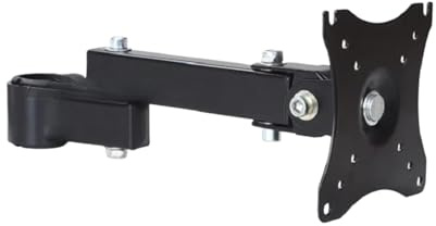 NBYGSC Monitor Extension Arm Black and White Desktop Stand Full Motion Steel Support Monitor Stand 14-27 Inch Mounting Bracket(235mm XP28220)