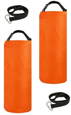 Generico Canopy Leg Sand Bags 2 Pack 25 lb Portable Weight Bags with Secure Strap for Tent Legs Pergolas Umbrellas Flags Outdoor Banners Sun Shelter Awnings Beach Camping Events Outdoor Stability