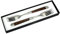 Forge de Laguiole – Lot de 2 fourchettes – Poignée fossiles Chêne – Fourchettes à steak France – Acier mat