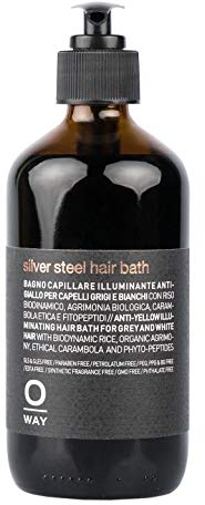 OWAY MEN SILVER STEEL HAIR BATH 240 ML