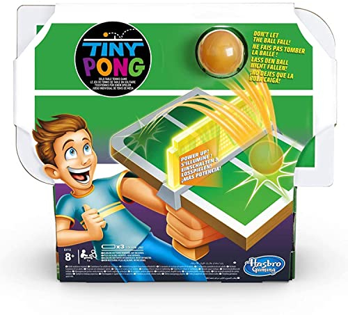Tiny Pong Tischtennis für 1 Spieler, elektronisches Spiel für Kinder ab 8 Jahren