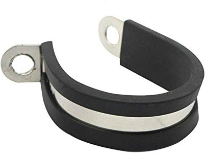 Rohrschellen Leitungsschellen Schlauchschellen mit Gummi DIN 3016 RSGU 40mm 20mm 10 Stück