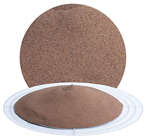 Schicker Mineral Granatsand Strahlmittel 25 kg 200 mesh 0,075-0,15 mm | Mehrwegstrahlmittel Sandstrahlen, Graffitientfernung, Sanierung Sandstein, hohe Standzeit, abrasiv, mineralisch
