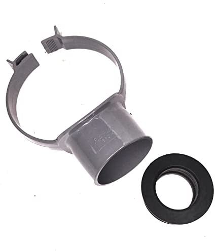 Floplast Soil Pipe Grey Strap Boss with 32mm Rubber Boss Adapter