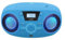 Lecteur CD (Cd61blusb) MP3 USB Radio Portable (Bleu avec Effets Lumière)