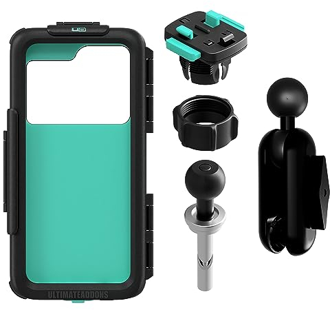 Ultimateaddons Fork Stem Motorcycle and Sportbike Mount Kit Fits Samsung Galaxy S20 (10-13.2mm, 3 Inch)