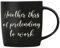 Personalised Mug with Custom Text - Ideal Gifts for Officemates, Father's Day, Mother's Day, Retirement and Other Special Occasions - Office Cup (Matt Black Ceramic Mug, 300ml)