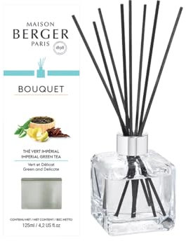 Maison Berger - Bouquet Cube con bastoncini - Thé Vert Imperial 125ml
