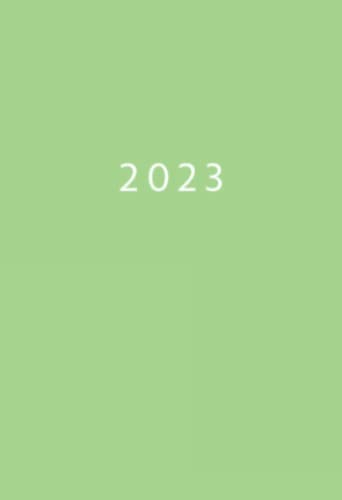 2023: A6 Kalender Mini Planer | 1 Woche auf 2 Seiten | Jan - Dez Wochenplaner | Soft-Cover Mint Grün| Kalenderbuch Terminkalender Organizer Wochenkalender Terminplaner Buchkalender Jahresplaner