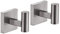 KOKOSIRI Robe Hook Bathroom Towel Coat Hooks for Bath Kitchen Wall 2 Pack Brushed Nickel Stainless Steel B1013BR-P2