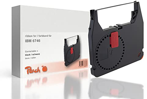 Peach 6746, bk, 8mm/425m, Correctable, Ribbon kompatibel zu IBM