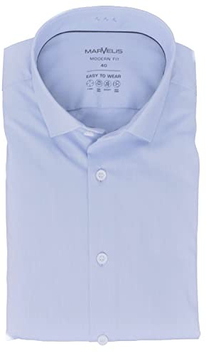 Marvelis Jersey Stretch Hemd Modern Fit 7264.84.18 Marine