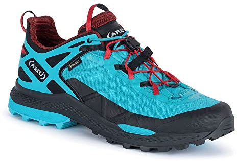 AKU Rocket Dfs GTX Herren-Sneaker, blau/schwarz (Turquoise Black), 44.5 EU