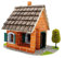 Teifoc 5200 Steinbaukasten - Ferienhaus, DIY Haus zum selber Bauen mit 320 Bauteilen, Pädagogisches Spielzeug für Kinder ab 8 Jahren, Montessori-Spielzeug aus Ton Mini-Backsteinen
