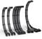 EZDIY-FAB Kit di Cavi con Manicotto PCIE 5.0 12VHPWR,Prolunga del Cavo di Alimentazione 16AWG,Cavo di Estensione da 24 PIN-ATX/(4+4) PIN-EPS/(12+4) PIN a 4X 8 PIN PCIE- RTX4090/4080/4070Ti-Nero Grigio