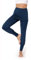 Bellivalini Damen Yogahose mit Rock Lang Trainingshose Bequeme Hose aus Viskose BLV50-275 (Dunkelblau, XL)