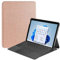 Custodia per tablet Surface Pro 8 da 13 pollici 2021, in pelle, sottile, antiurto, con accensione e spegnimento automatico (oro rosa)