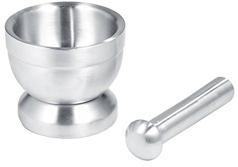 Bol De Broyage En Acier Inoxydable, 3,94 X 3,43 Pouces, Ensemble De Mortier Et De Pilon, Bol, Poudre De Pesto, Presse-ail, Pot, Moulins à Herbes, Hachoirs