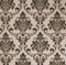 Exclusive Cashmere Flock Velvet Beige Brown Glitter Damask Wallpaper J703