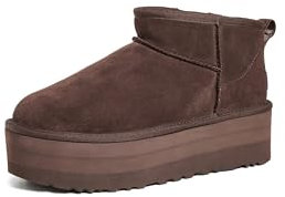 UGG Women's Classic Ultra Mini Platform Boot, Burnt Cedar, 11