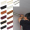 IGTOPS Moldura flexible de 5 m, autoadhesiva, para techo, triángulo, PVC, borde de pared, borde de azulejos para bordes de pared, 38 x 26 mm (opalino)