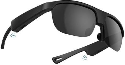 Smart Audio Glasses with Bluetooth Speaker,UV400 portection,open voice Control,Sunglasses Built in Mic & Speakers,Listening to Music and Calls with Built in Speakers, IPX4 Waterproof Bluetooth Glasses