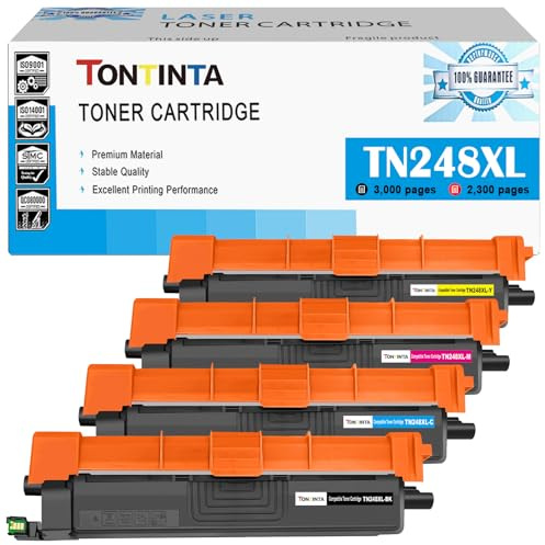 248XL TN248XL 4 Farben Kompatible Tonerkartuschen TN-248XLBK TN-248XLC TN-248XLM TN-248XLY Hohe Kapazität für Brother Drucker HL-L3215CW L3220CW L3220CWE DCP-L3515CDW L3560CDW MFC-L3740CDW L3740CDWE